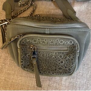 Steve Madden Maxima Crossbody Bag Green  Fanny pack bling